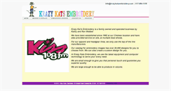 Desktop Screenshot of krazykatsembroidery.com